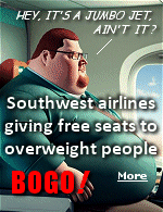 ''Buy One Get One Free''. Southwest Airlines now allows morbidly obese passengers to request a complimentary 2nd middle seat and requires these plus-size passengers be accommodated by the flight staff, even if it means booting other passengers off of the flight.